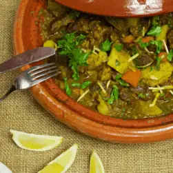 Authentic South Australian lamb curry with potatoes and herbs, showcasing Fleurieu Food & Wine's local cuisine.