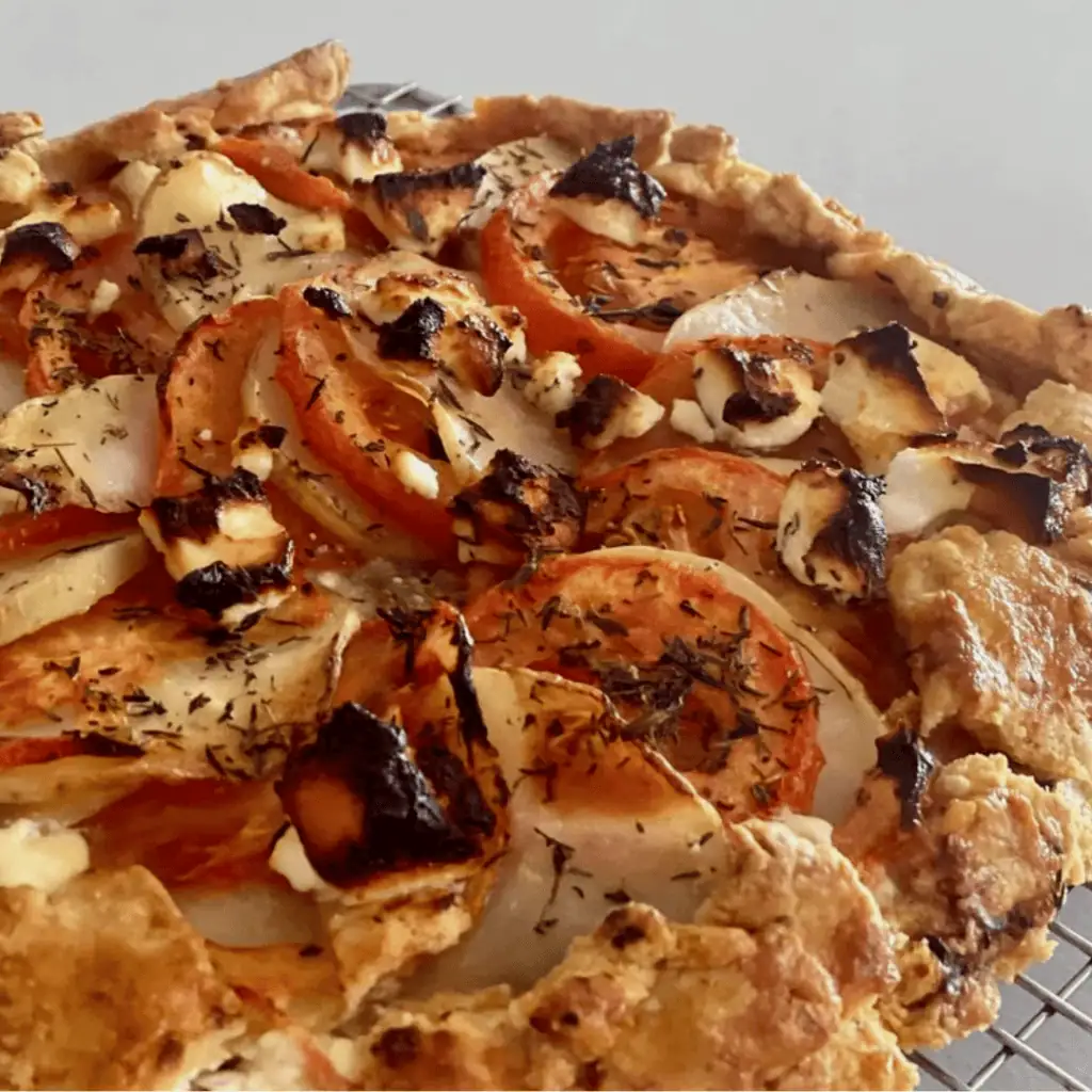 Tomato & Potato Galette with a Parmesan Chilli Crust Recipe