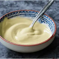 Creamy aioli sauce in a decorative bowl for Fleurieu Food & Wine pairing.