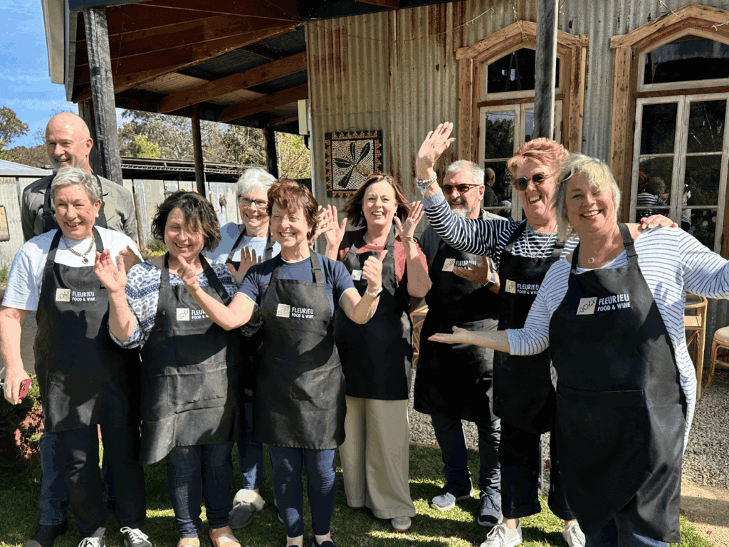 Pasta class group at Lot 50