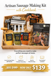 Gourmet Sausage Making Kit and Cookbook