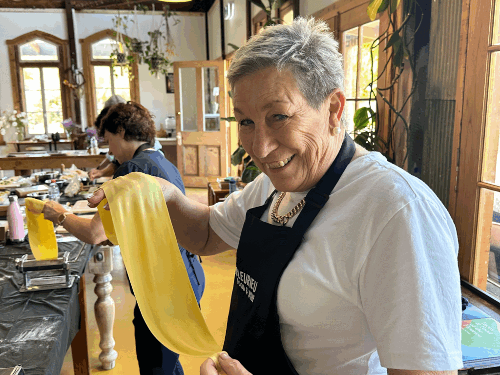 Joy of making pasta for the first time