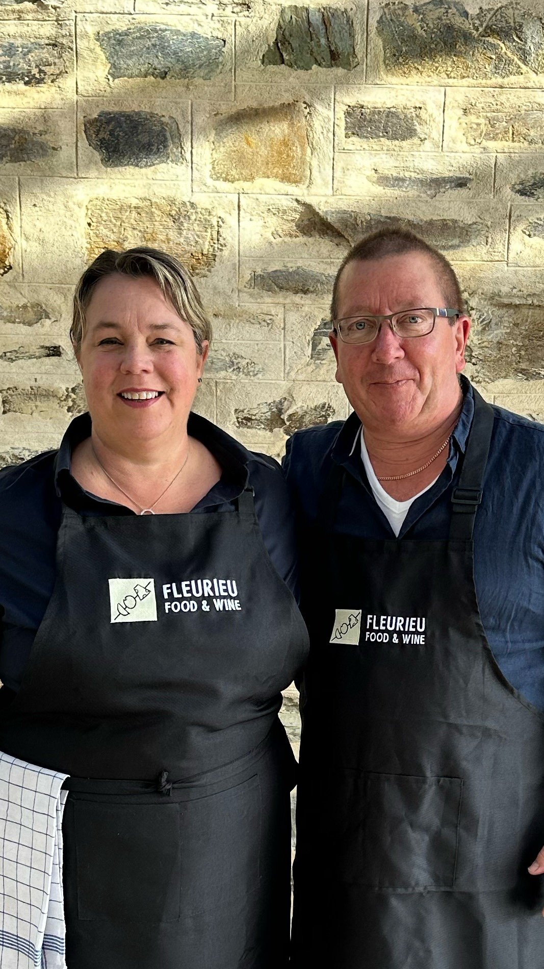 John and Jackie Mazzocato the owners of Fleurieu Food and Wine