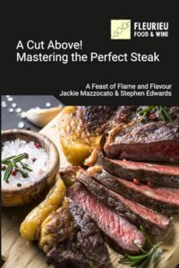 A Cut Above (Steak) cookbook cover by Jackie Mazzocato