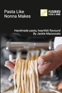 Pasta Like Nonna Makes cookbook cover by Jackie Mazzocato