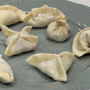 Hand-folded dumplings at a Fleurieu Food and Wine dumpling class
