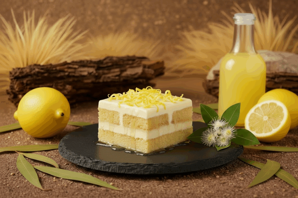 Native Lemon Myrtle Desert Lime Tiramisu