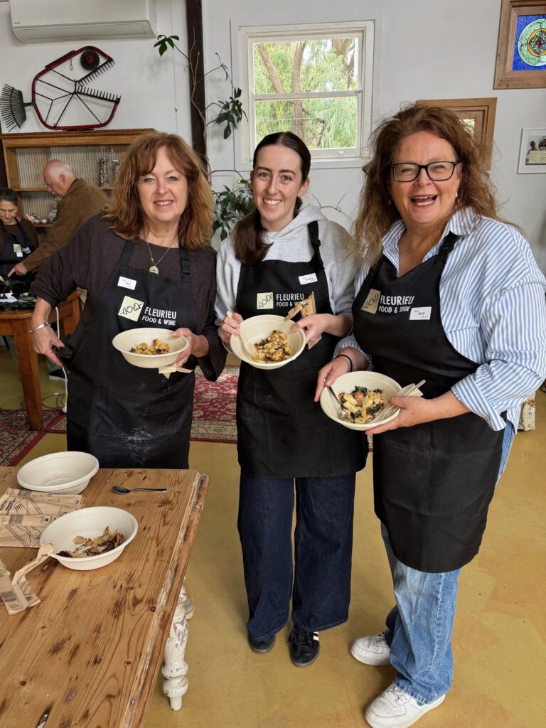 Enjoying Gnocchi with Handmade Burnt Butter Sauce at Lot 50