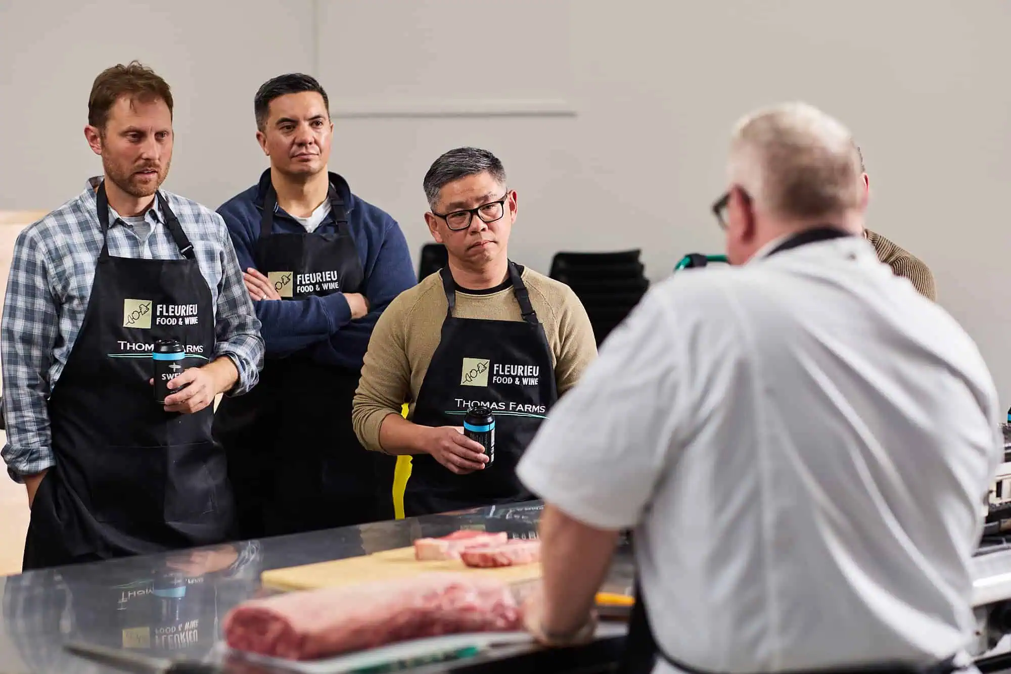 Customers enjoying the Steak Masterclass at Bungala House